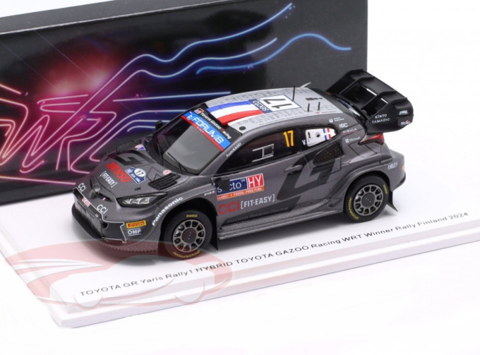 TOYOTA GR Yaris Rally1 Hybrid №17 Winner Rallye Finland Sebastien Ogier, Vincent Landais (2024)