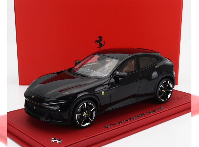 FERRARI Purosangue Suv (2022) - Con Vetrina - With Showcase, Nero Purosangue - Black Met