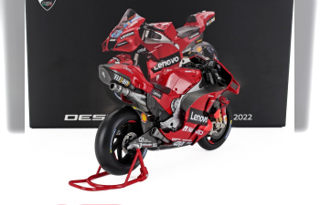 DUCATI Desmosedici Gp22 Team Lenovo №43 Presentation Motogp Season (2022) Jack Miller, Red