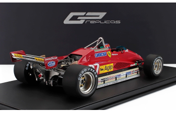 FERRARI F1 126c2 №27 2nd San Marino Gp (with Pilot Figure) (1982) Gilles Villeneuve, Red