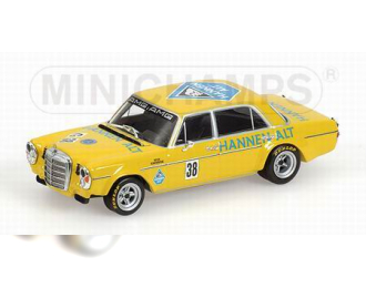 MERCEDES-BENZ 300SEL 6.8 HANNEN ALT · Hans Heyer · AvD/MHSTC·SAISON·Finale Hockenheim 1971, желтый