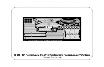 Фототравление 8th Pennsylvania cavalry 89th regiment pennsylvanian volunteers, for Master Box