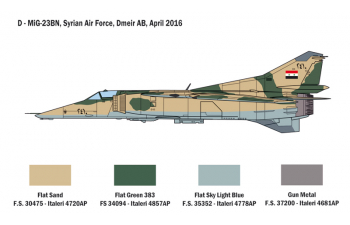 Сборная модель Самолёт M-23 MF/BN FLOGGER