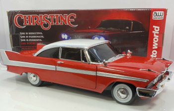 PLYMOUTH Fury Coupe (1958) - Black Windows - Evil Version - Christine La Macchina Infernale, Red White