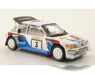 PEUGEOT 205 TURBO16V Evo2 3 T.Salonen Winner 1000 Lakes Rally (World Champion) 1985, цветной