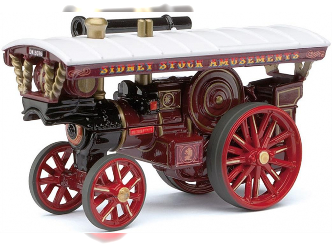Локомобиль Burrell Showmans 'Teresa' Sidney Stock Amusements, red / gold / white