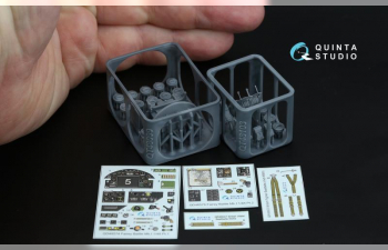 3D Декаль интерьера кабины Fairey Battle Mk.I (Trumpeter) (с 3D-печатными деталями)