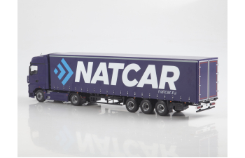 Камский грузовик 54901 с п/п НЕФАЗ-93341 NATCAR, синий