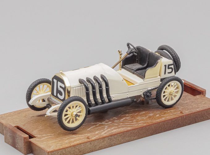 MERCEDES-BENZ Blitzen Record velocita 211.4 e 228.1 Km/h "Fulmine di Mannheim" #15 (1909), white