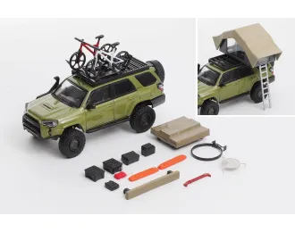 TOYOTA 4 Runner Light Modified Version *LHD* with 13 accessories, green