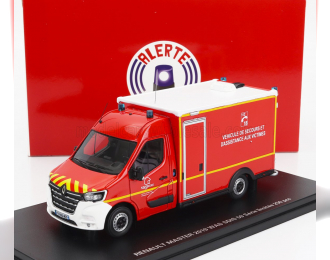 RENAULT Master Van Was Sdis 59 Vehicule De Secours Et D'assistance Aux Victimes Ambulance Sapeurs Pompier (2019), Red White