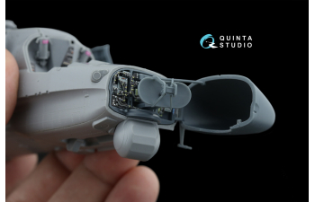 3D Декаль Радарный отсек с носовым конусом для Ка-52 (Звезда/Quinta Models) (с 3D-печатными деталями)