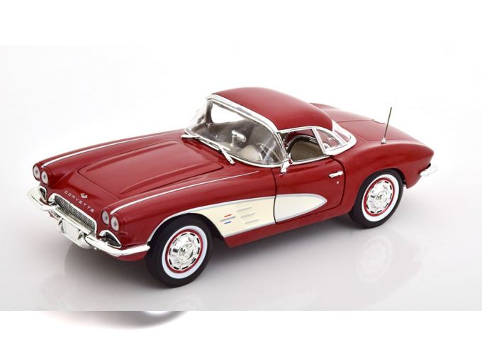 CHEVROLET Corvette C1 (1961), darkred creme