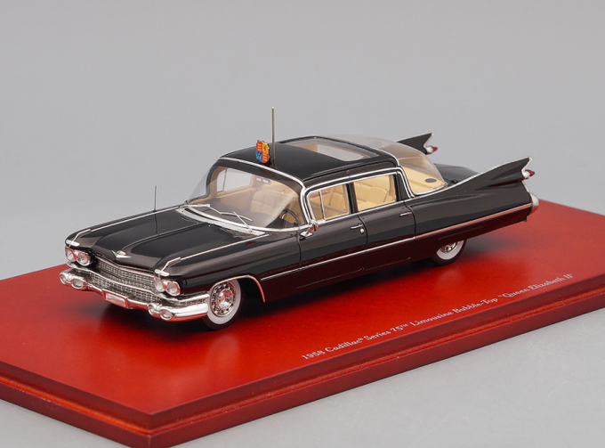 CADILLAC Series 75 Limousine 1959 Bubble-TopQueen Elizabeth II, black