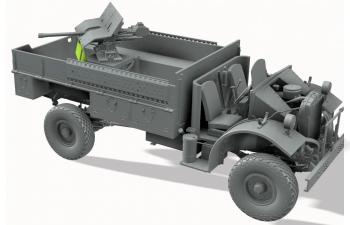 Сборная модель LRDG F30 Gun Truck с фигурками