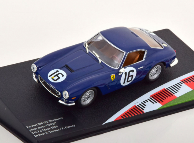 FERRARI 250 GT Berlinetta passo corto SWB 24h Le Mans Driver: F.Tavano / P.Dumay #16 (1960), blue