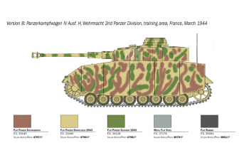 Сборная модель Pz. Kpfw. IV Ausf. H