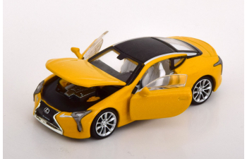 LEXUS LC500, yellow metallic black