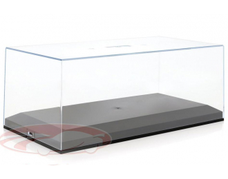 Бокс акриловый прозрачный с основанием черного цвета