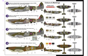 Сборная модель Самолет Spitfire Tr.9 RAF