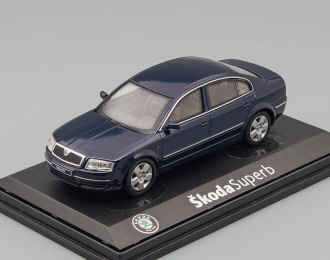 SKODA Superb (2005), deep sea blue metallic