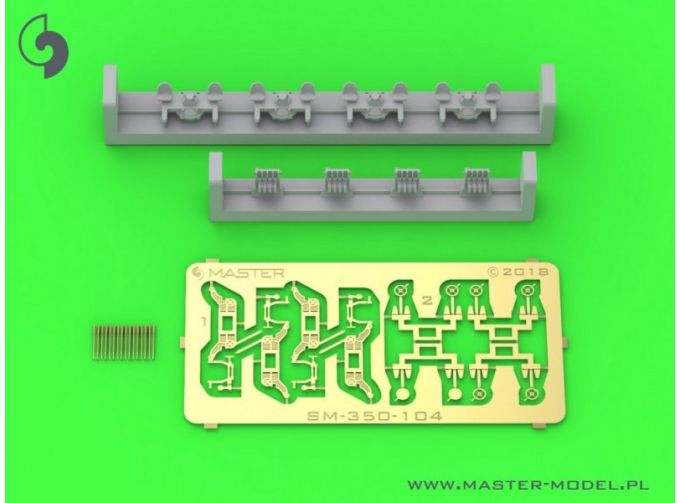 French Quad Mount Hotchkiss 13,2 мм / 76 (0,52 дюйма) Модель 1929 - (4 шт.)