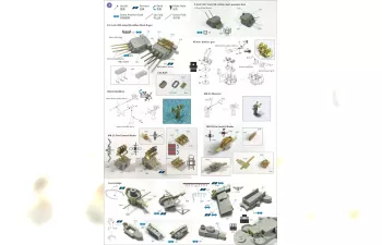 Набор дополнений для USS CB-1 Alaska (HobbyBoss)