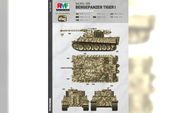 Сборная модель Bergepanzer Tiger I