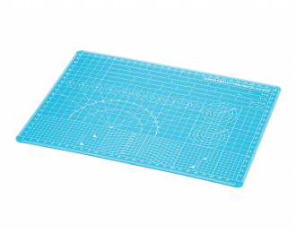 Пластик А4 для разметки, резки и дизайнерских работ (не повреждается) голубого цвета