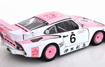 PORSCHE 935k3 Team Porsche Kremer Racing N6 Winner 1000km Suzuka (1981) B.wollek - H.pescarolo, White Pink