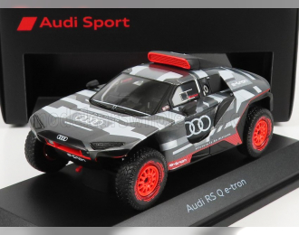 AUDI Q E-tron Rs Team Audi Sport №0 Press Version Rally Dakar (2022), Grey Silver Black