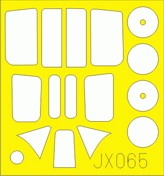 Окрасочная маска Французский истребитель Morane-Saulnier MS.406C