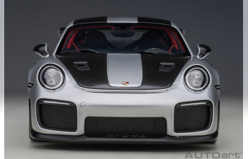 PORSCHE 911 991-2 Gt2 Rs Weissach Package (2019), silver