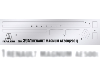 Сборная модель Renault AE500 Magnum 2001