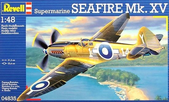 Сборная модель Британский истребитель Supermarine Seafire F Mk.XV.