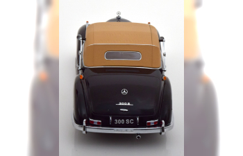 MERCEDES-BENZ 300 SC W188 Convertible with Softtop (1967), black