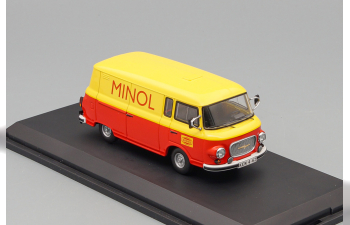 BARKAS B1000 Kastenwagen Minol (1961), yellow / red