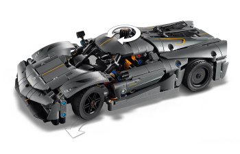 KOENIGSEGG Lego Technic - Jesko 5.0 V8 Absolut (2022), Grey