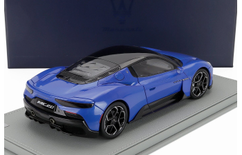 MASERATI Mc20 Gloss Black Roof (2020) - Con Vetrina - With Showcase, Blu Infinito - Blue Met Black