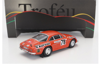 RENAULT Alpine A110 №78 Rally Montecarlo (1975) F.von Der Leyen - P.Diekmann, Dark Orange