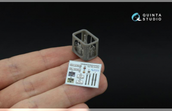 3D Декаль интерьера кабины Schwimmwagen type 166 (Tamiya) (с 3D-печатными деталями)