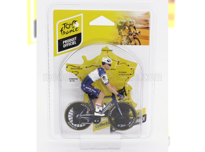 FIGURES Ciclista - Cyclist - Team Quick Step-soudal - Tour De France (2023), Blue White