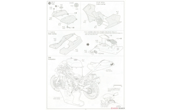 Сборная модель Honda MC18 NSR250R '88