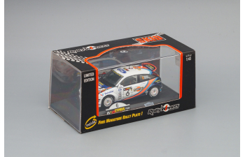 FORD FOCUS WRC #6 C.SAINZ - L.MOYA Winner CYPRUS RALLYE 2000, white / blue