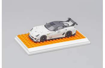 Бокс белый подиум + LEGO оранжевый