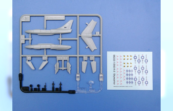 Сборная модель Самолет A-3D "Скай Уорриор" (6шт)