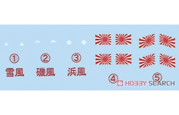 Сборная модель Японский эсминец Yukikaze Full Hull Model