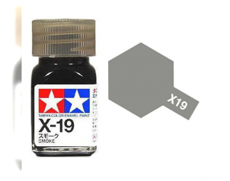 Краска эмалевая дымчатый глянцевый X-19 Smoke, 10мл.