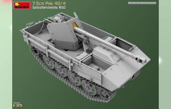 Сборная модель Pak 40/4 Selbstfahrlafette Rso Military
