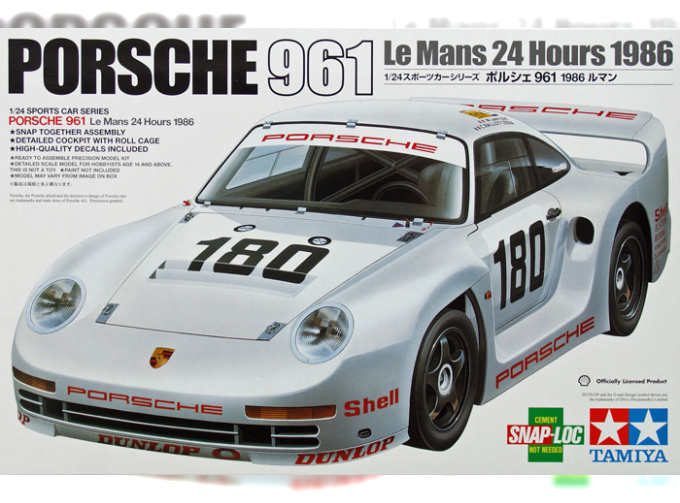 Сборная модель Porsche 961 1986г.